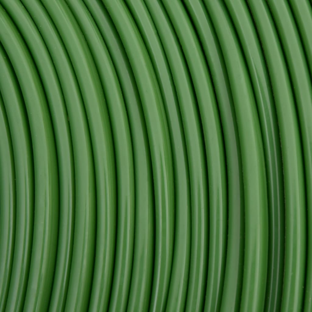 vidaXL 3-rúrková zavlažovacia hadica zelená 7,5 m PVC