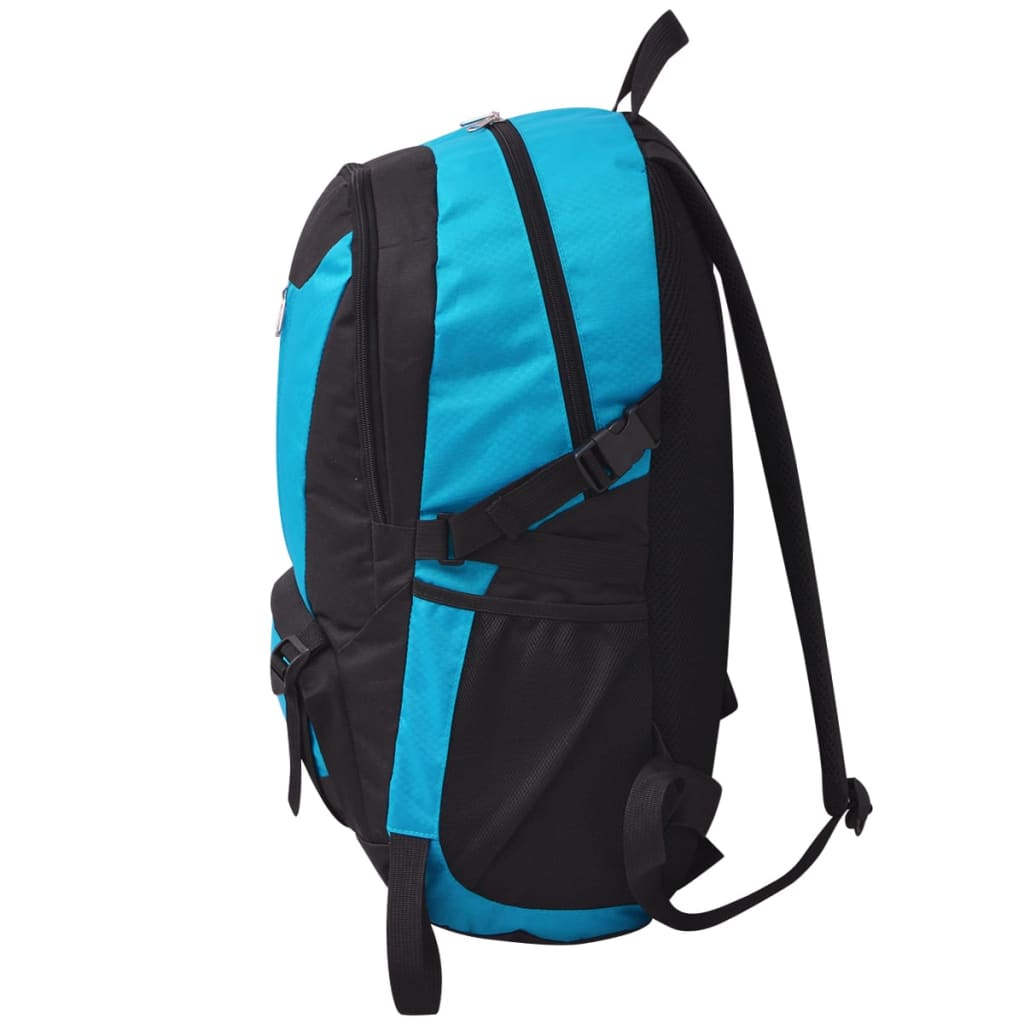 vidaXL Turistický batoh, 40 l, čierno-modrý