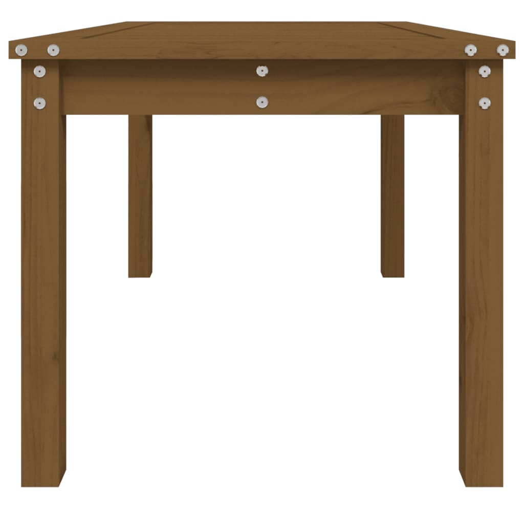 vidaXL Záhradný stolík medovohnedý 82,5x50,5x45 cm borovicový masív