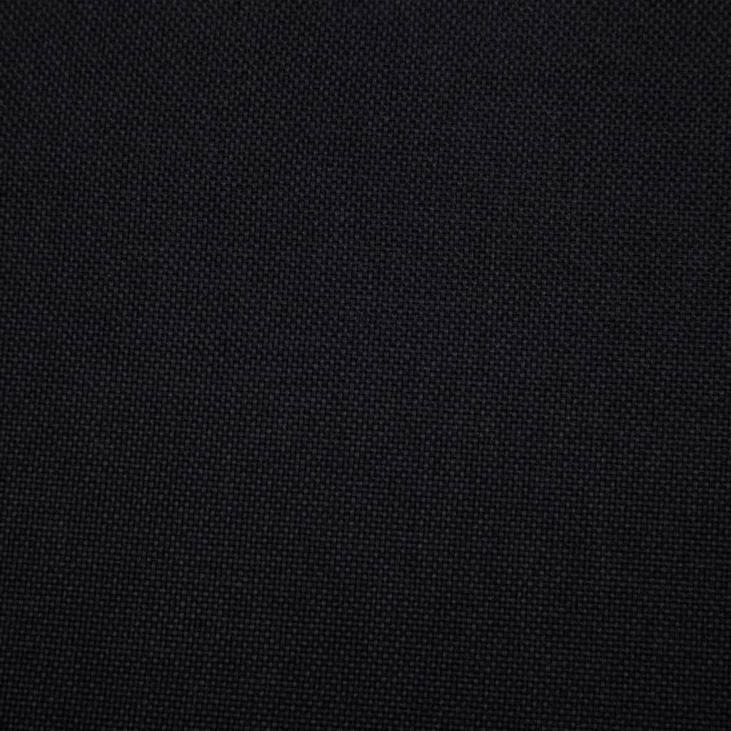 vidaXL Rozkladacia pohovka, čierna, polyester
