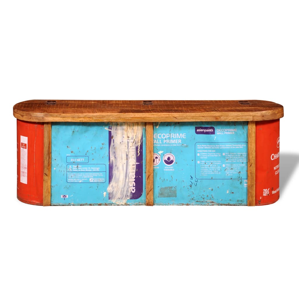 Komoda/úložná lavička z recyklovaného masívu