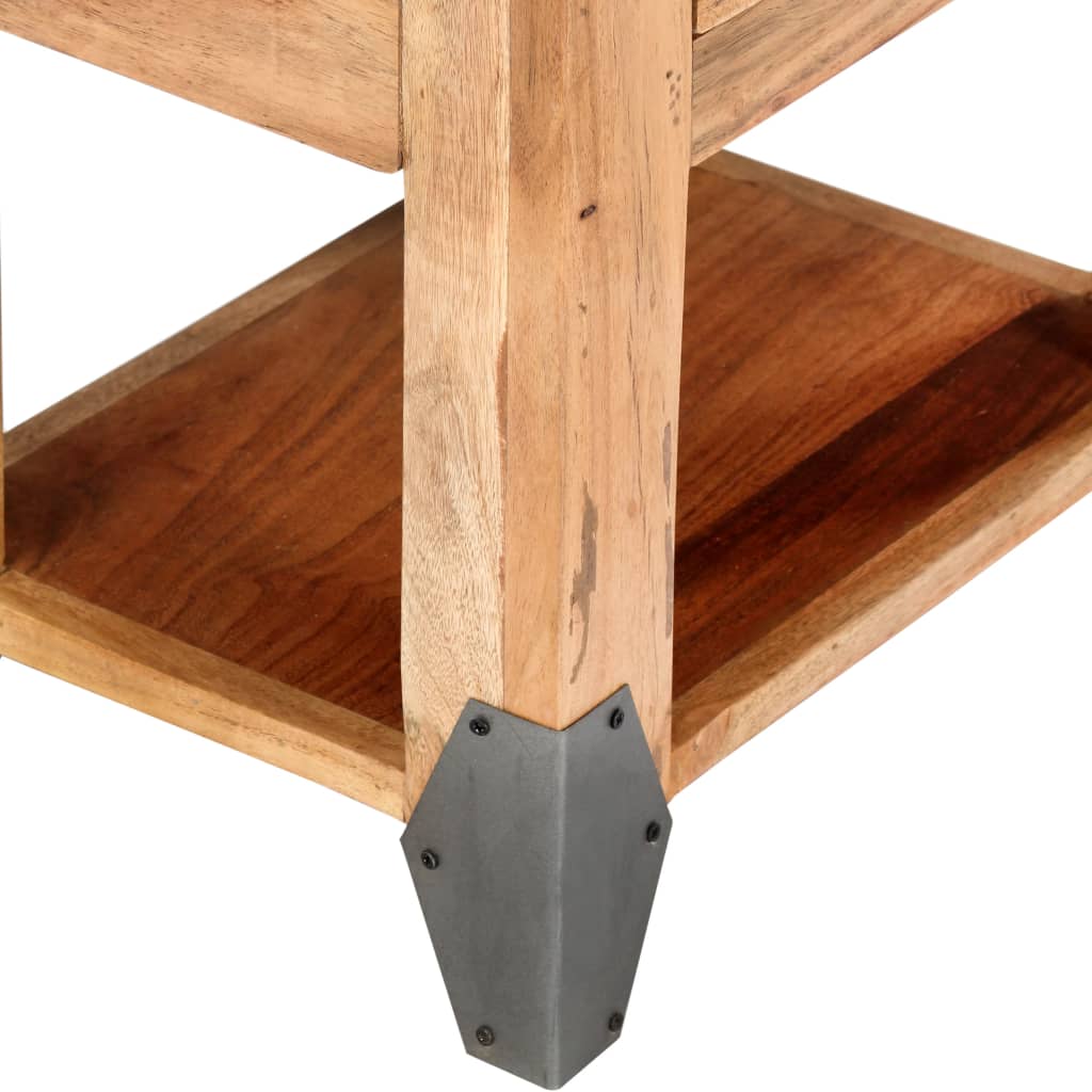 vidaXL Nočný stolík 40x30x51 cm akáciový masív