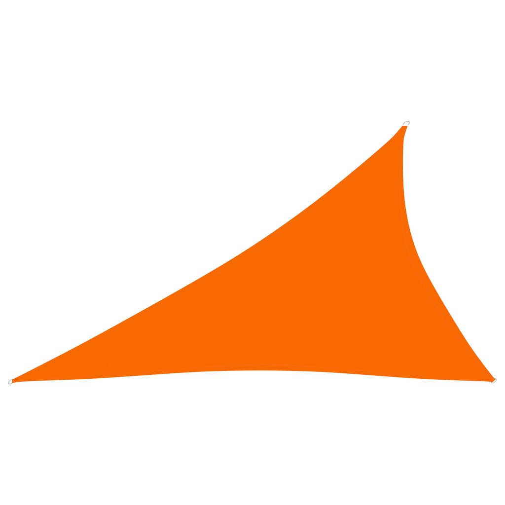 vidaXL Tieniaca plachta, oxford, trojuholníková 4x5x6,4 m, oranžová