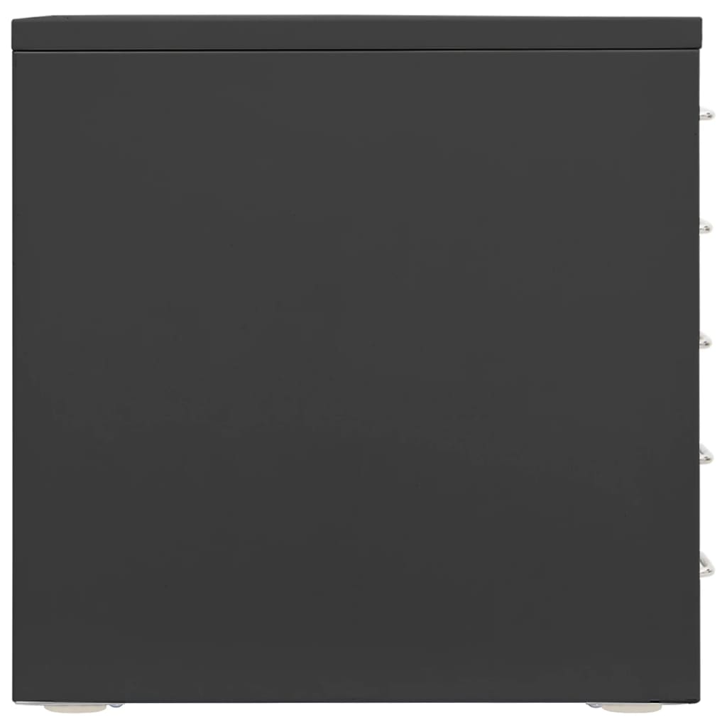 vidaXL Kancelárska skriňa antracitová 28x35x35 cm kov