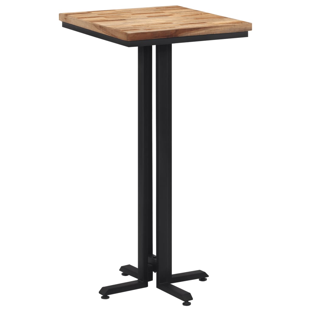 vidaXL Barový stôl 55x55x110 cm recyklovaný tíkový masív