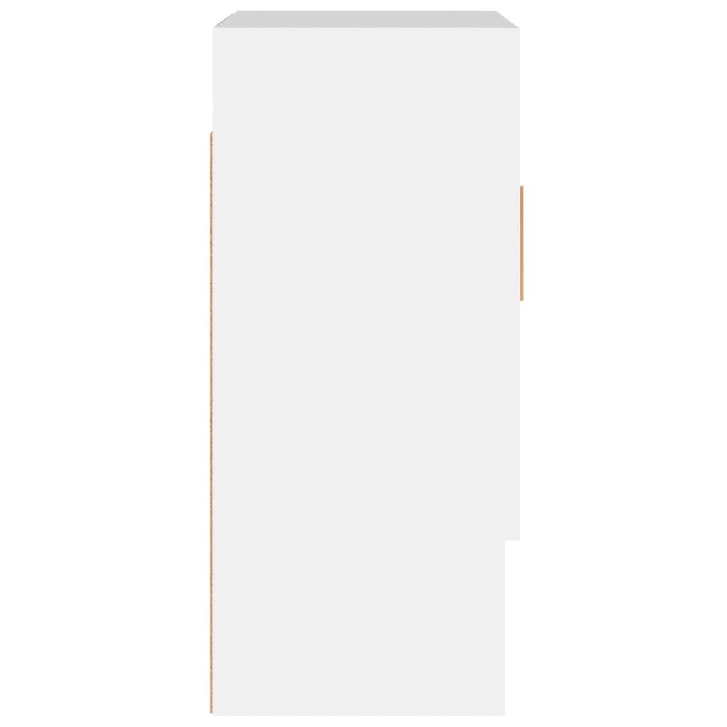 vidaXL Nástenná skrinka biela 60x31x70 cm spracované drevo