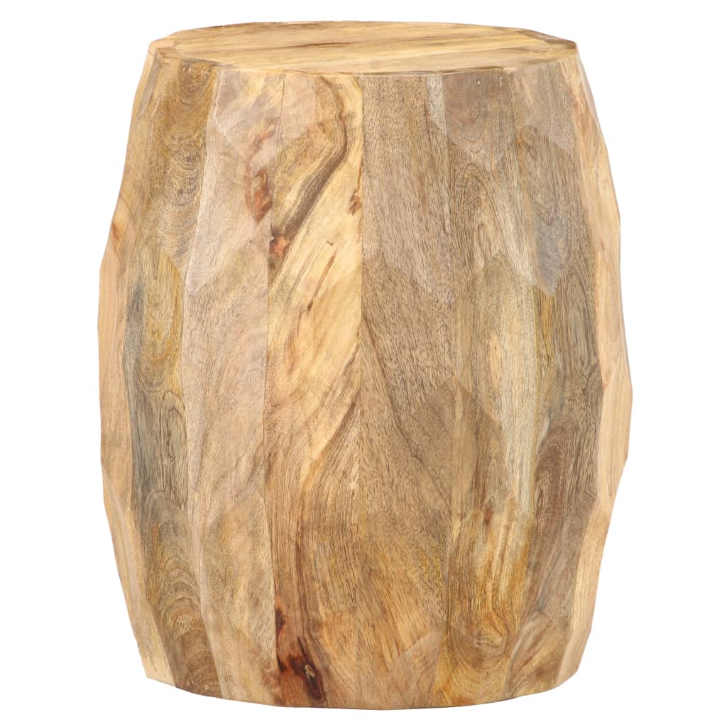 vidaXL Stolička v tvare bubna masívne mangovníkové drevo