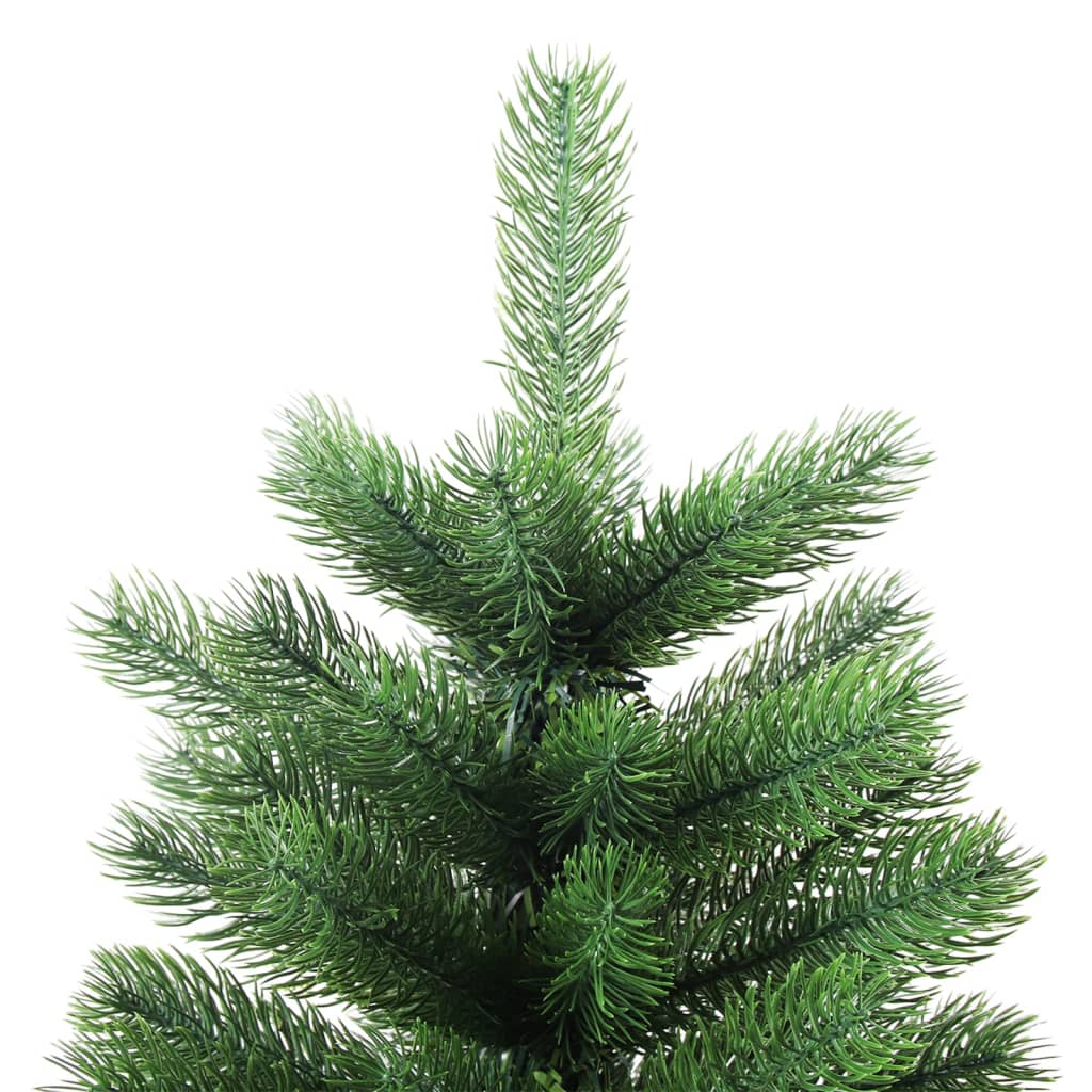 vidaXL Osvetlený umelý vianočný stromček 90 cm, zelený