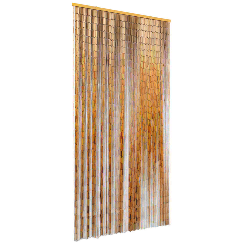 vidaXL Záves proti hmyzu do dverí, bambus 90x220 cm