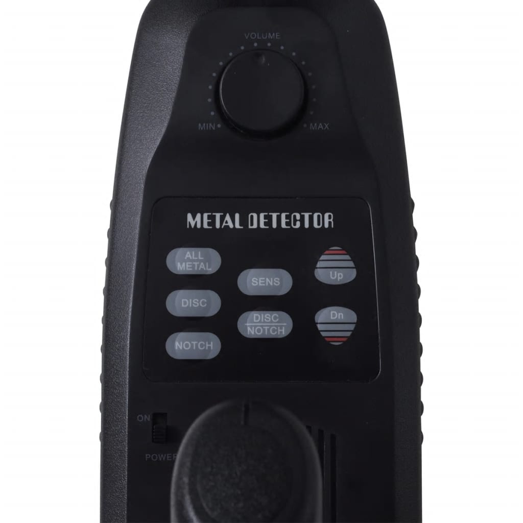 vidaXL Detektor kovov 20 cm, detekčná hĺbka 300 cm, LCD displej