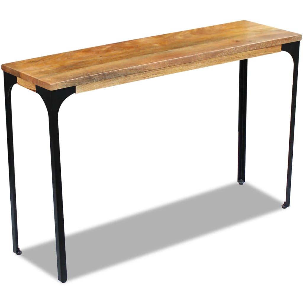 vidaXL Prístavný stolík z mangového dreva, 120x35x76 cm