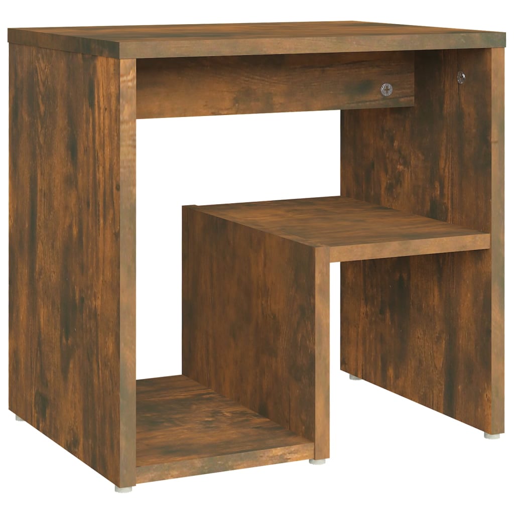 vidaXL Nočné stolíky 2 ks údený dub 40x30x40 cm spracované drevo