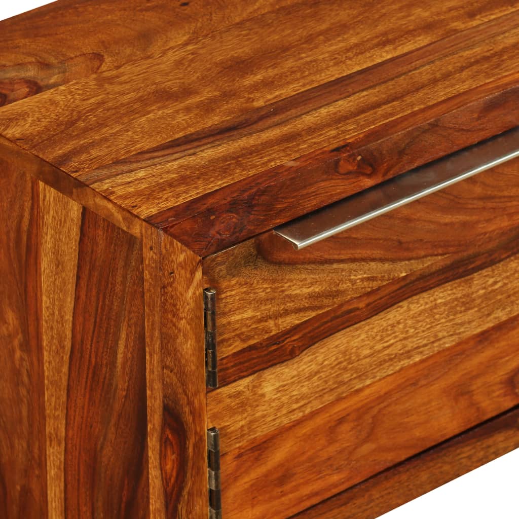 vidaXL TV stolík z masívneho sheeshamového dreva, 120x30x30 cm