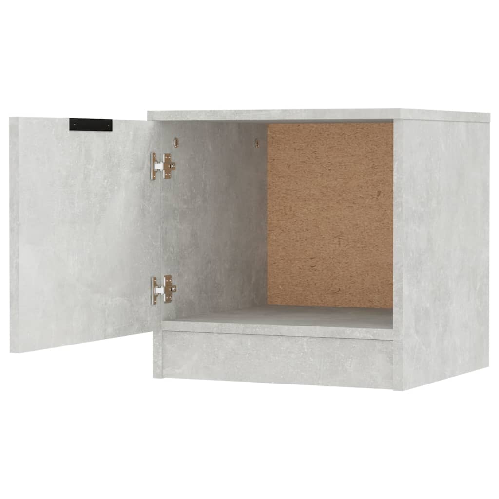 vidaXL Nočný stolík betónovo-sivý 40x39x40 cm