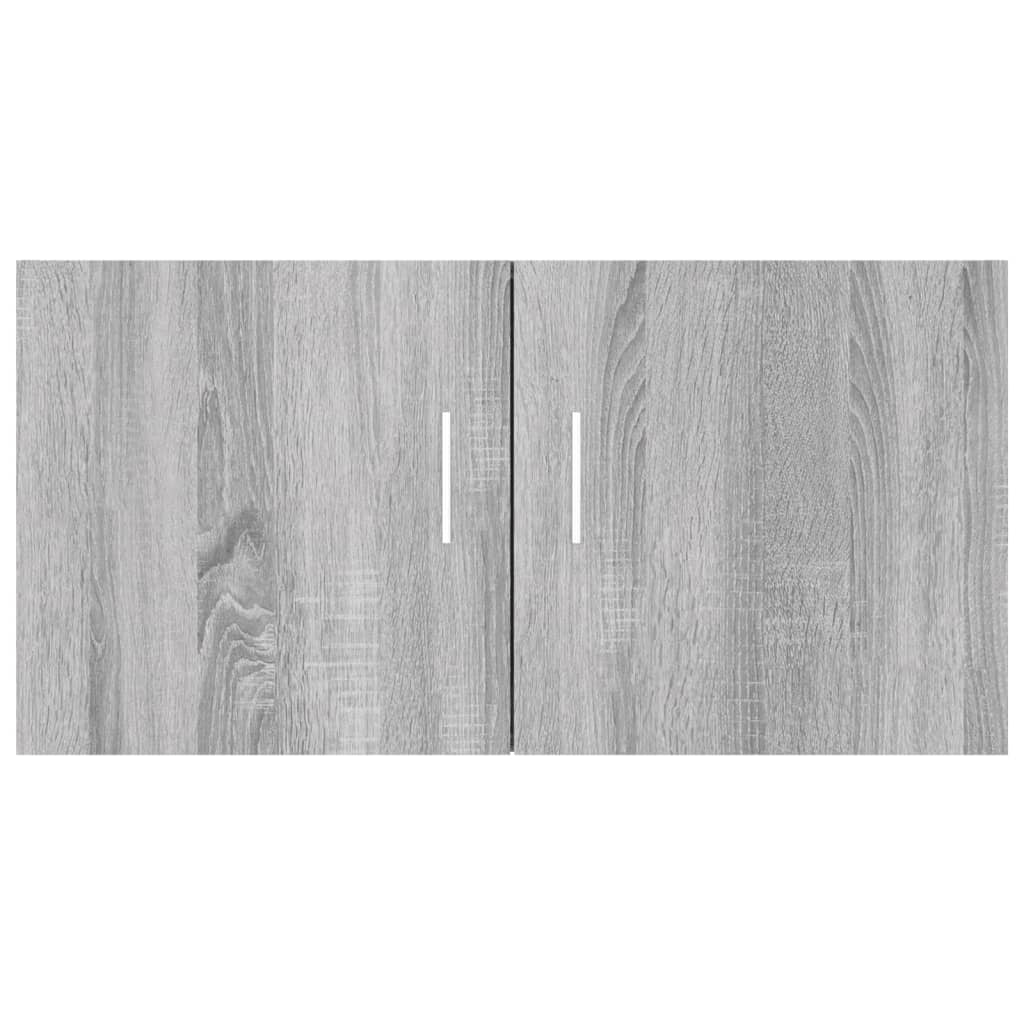 vidaXL Nástenná skrinka sivý dub sonoma 80x39x40 cm spracované drevo