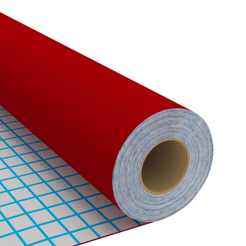 vidaXL Samolepiace tapety na nábytok 2 ks, červené 500x90 cm, PVC