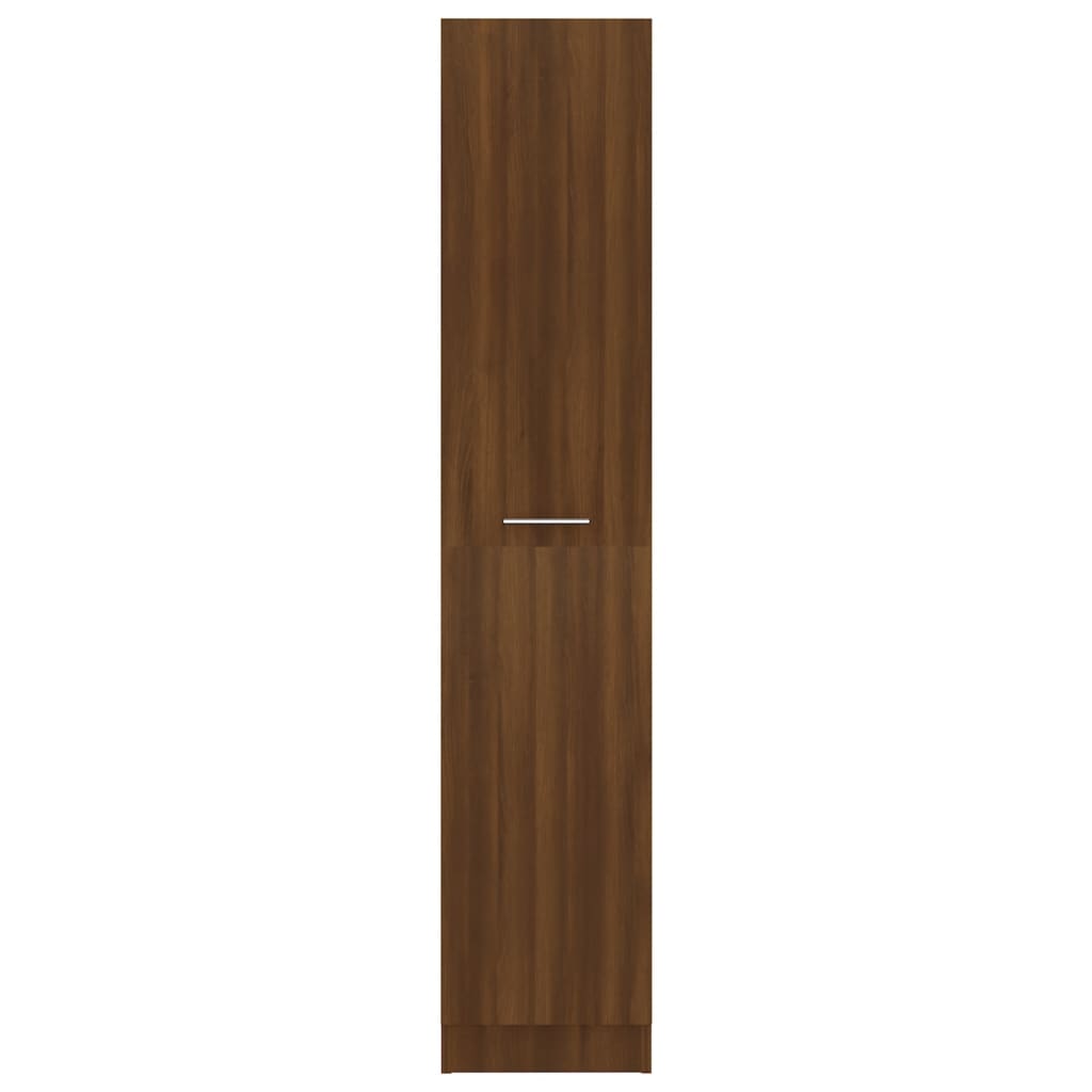 vidaXL Skrinka na lieky hnedý dub 30x42,5x150 cm spracované drevo