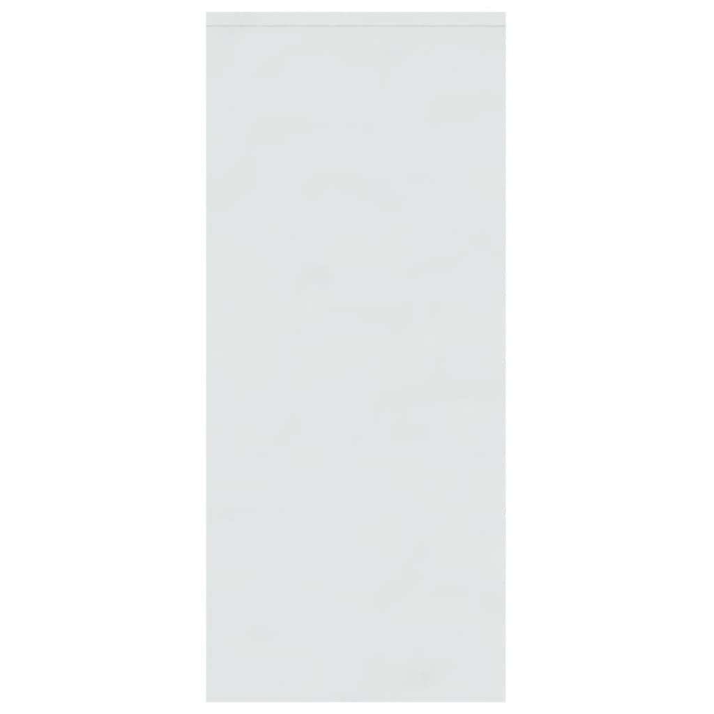 vidaXL Komoda lesklá biela 102x33x75 cm drevotrieska
