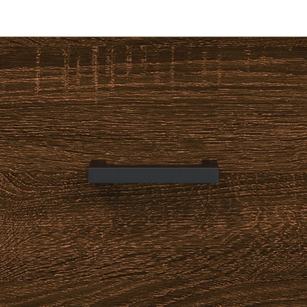 vidaXL Nástenný nočný stolík hnedý dub 35x35x20 cm