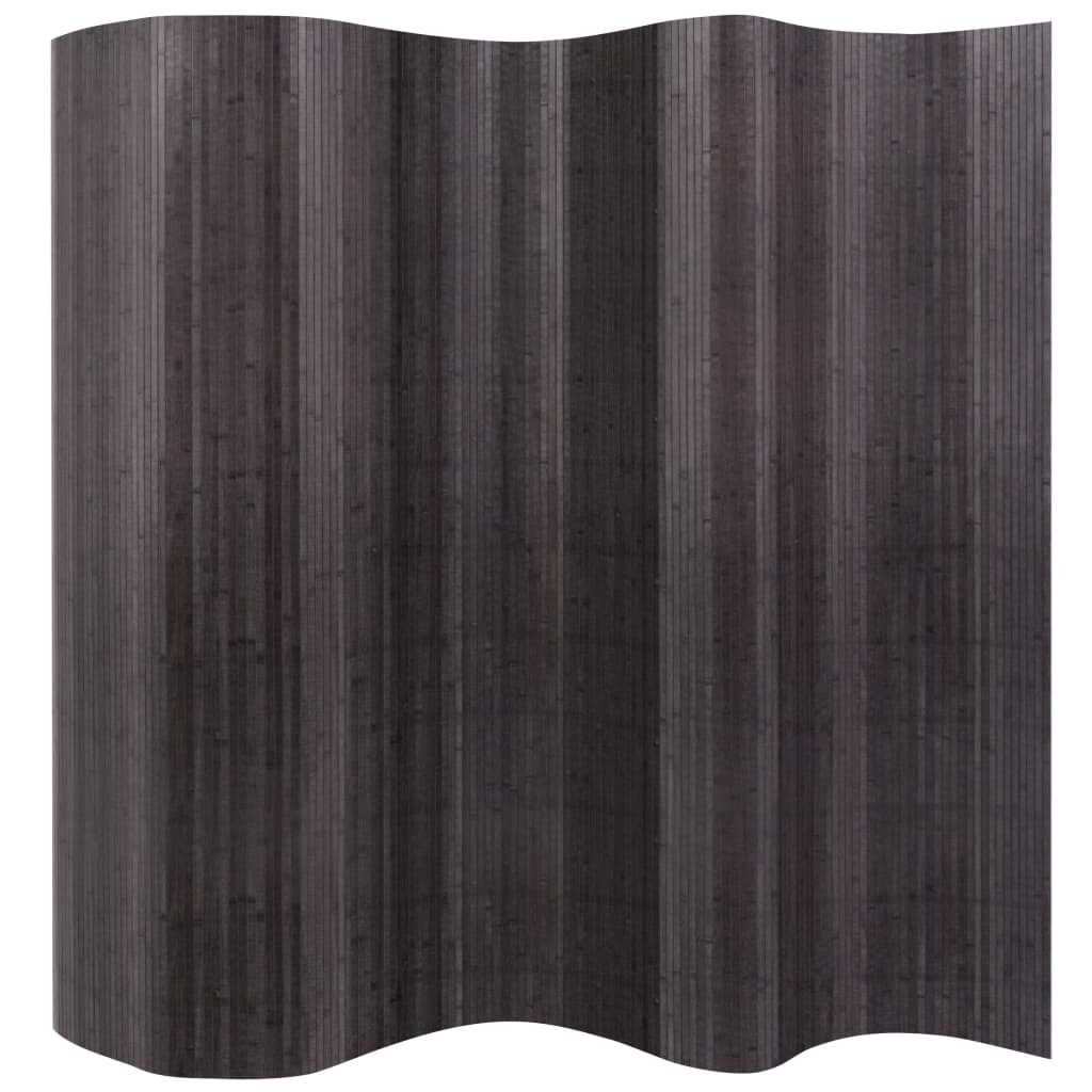 vidaXL Paraván z bambusu, sivý 250x165 cm