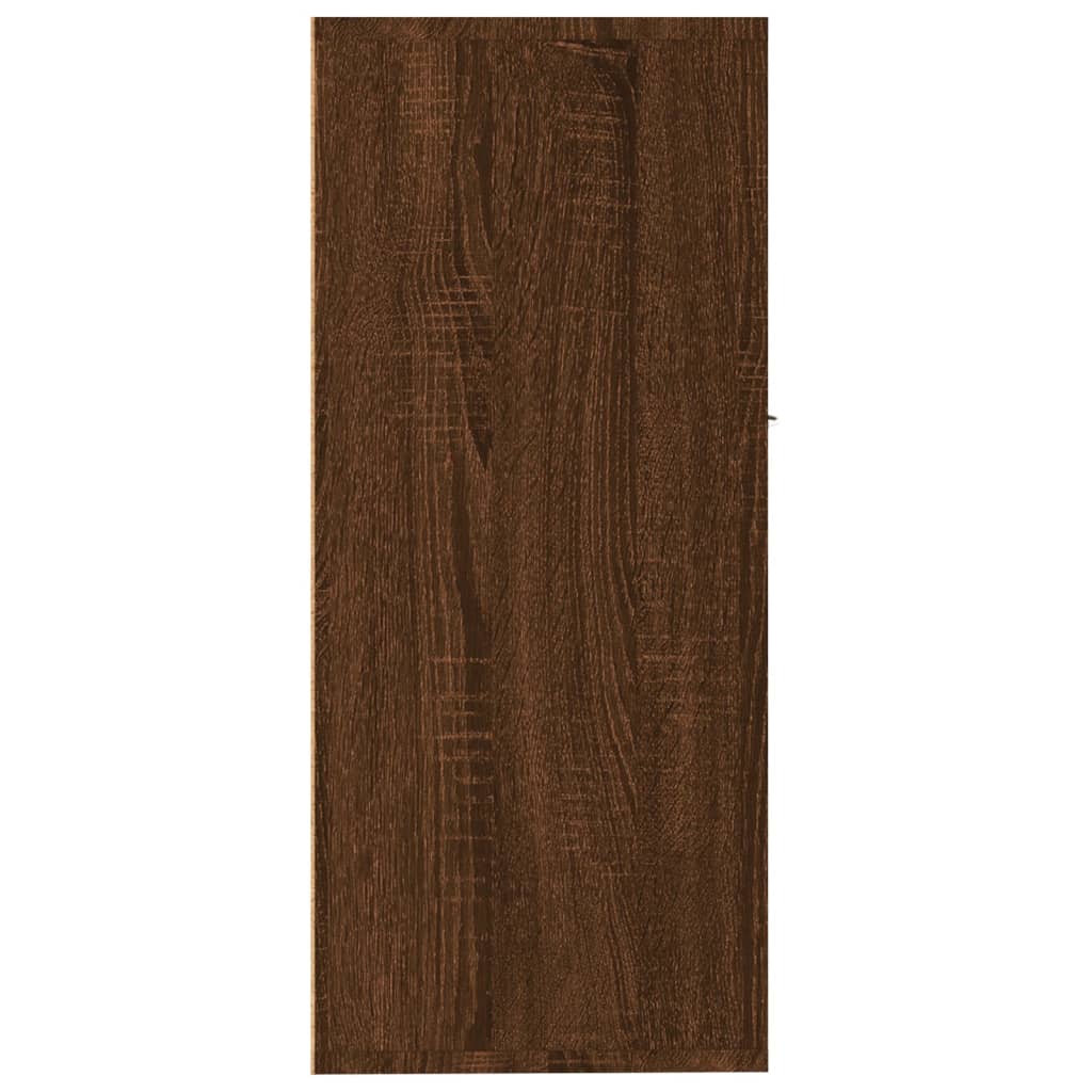 vidaXL Komoda hnedý dub 88x30x70 cm spracované drevo