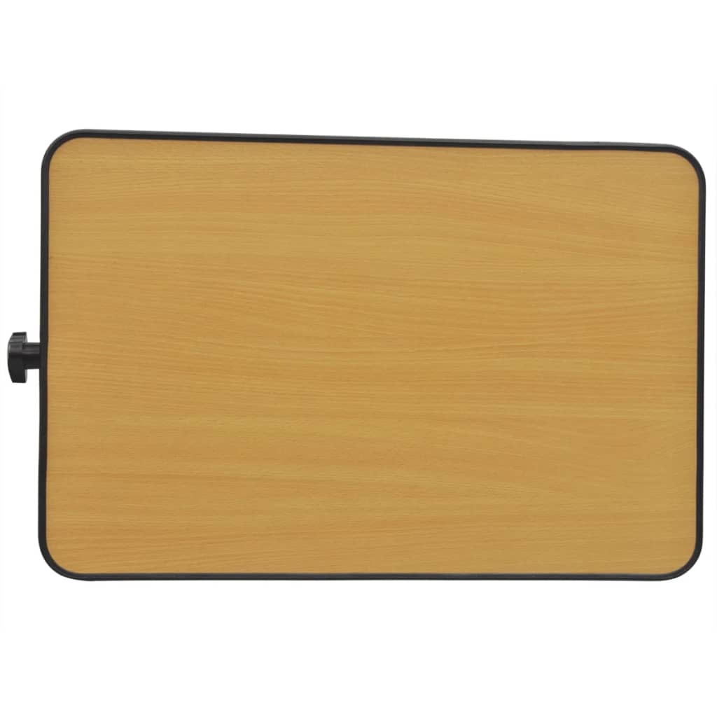 vidaXL Prenosný stolík na notebook, hnedý