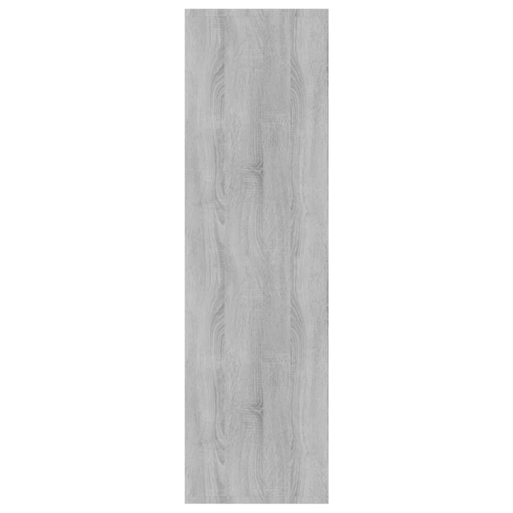 vidaXL Knižnica/rozdeľovač sivý dub 80x30x103 cm spracované drevo
