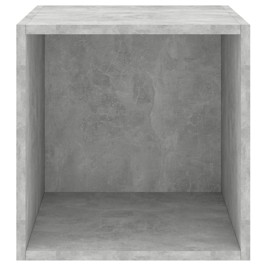 vidaXL Nástenná skrinka, betónovo sivá 37x37x37 cm, kompozitné drevo