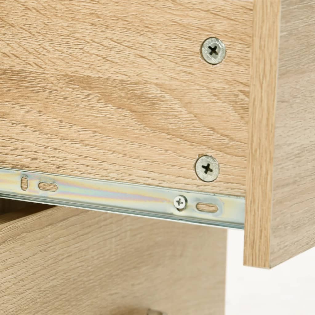 vidaXL 5-dielna sada kúpeľňového nábytku dub kompozitné drevo
