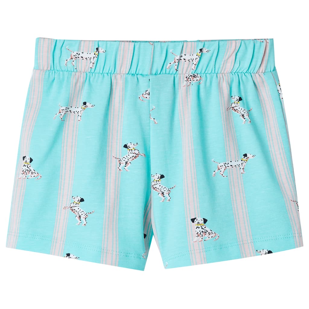 Detské pyžamo s krátkymi rukávmi farba ľanu 92