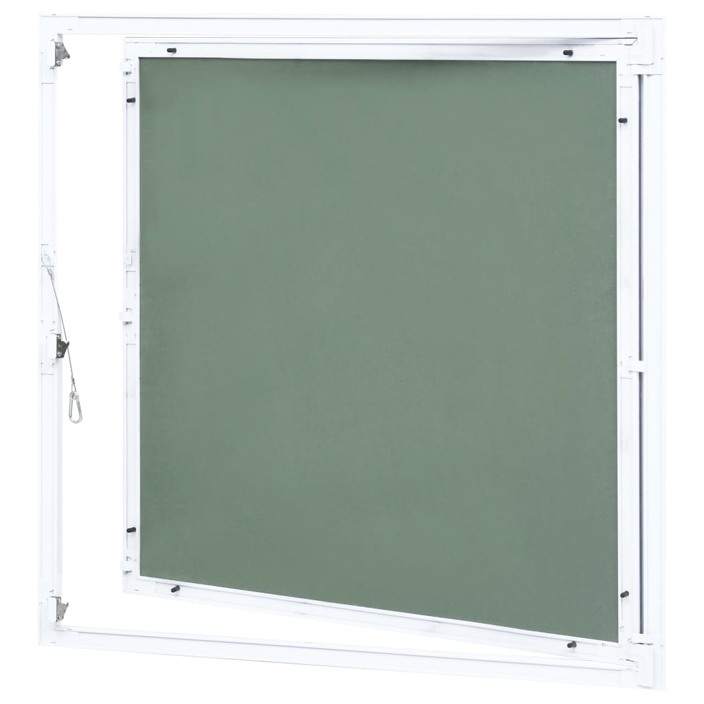 vidaXL Prístupový panel s hliníkovým rámom a sadrokartónom 300x300 mm