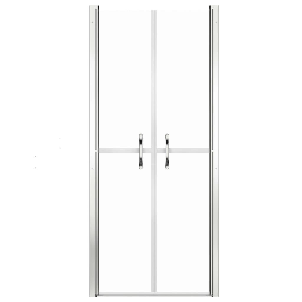 vidaXL Sprchové dvere, priehľadné, ESG 86x190 cm