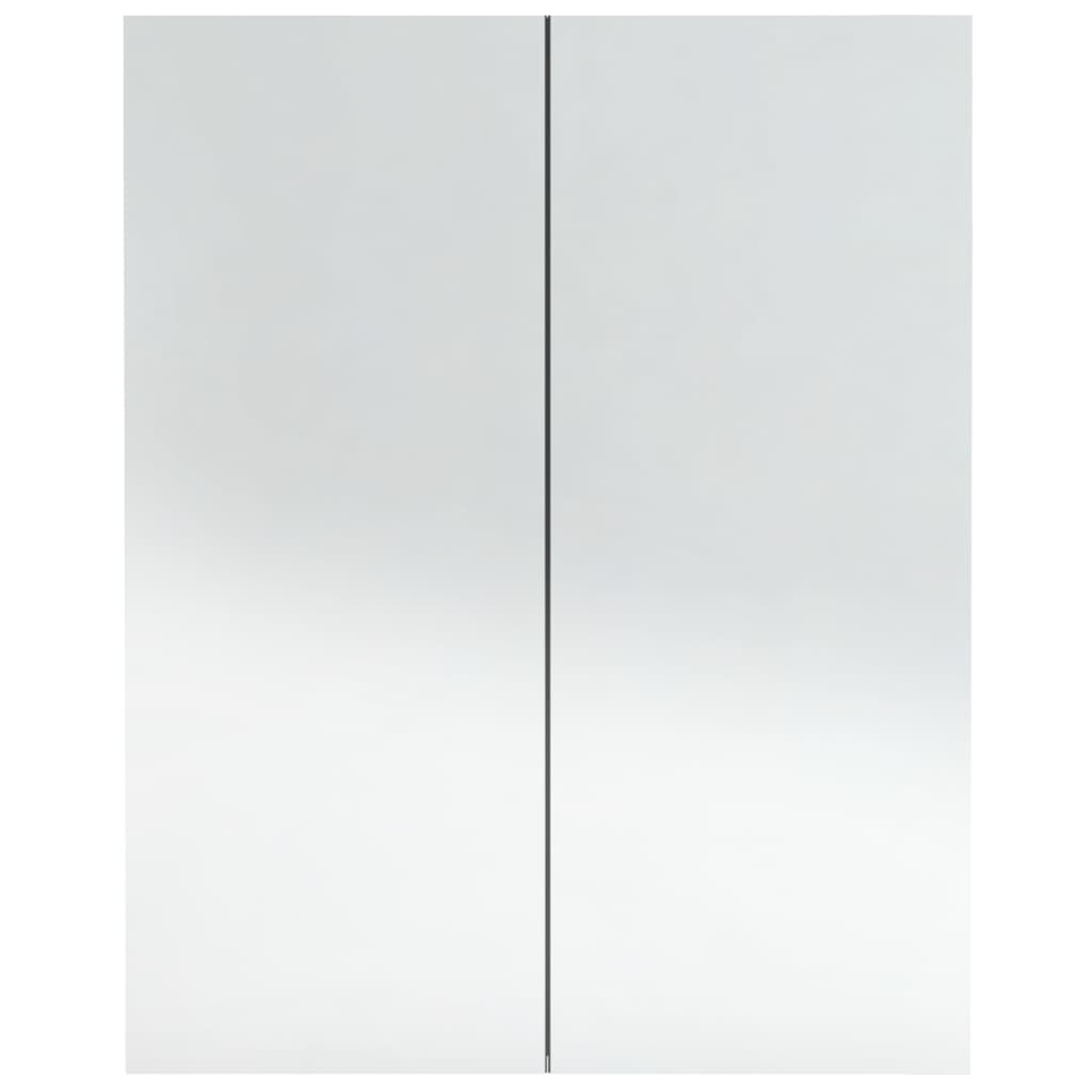 vidaXL Kúpeľňová zrkadlová skrinka 60x15x75 cm MDF betónovo sivá