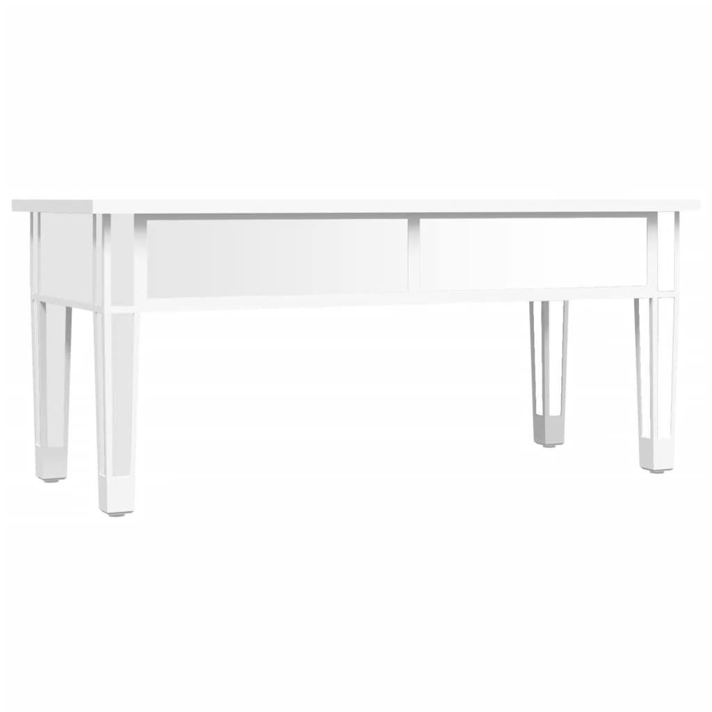 vidaXL Zrkadlový konferenčný stolík 106x45x45 cm spracov. drevo a sklo