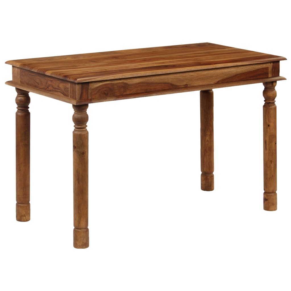 vidaXL Jedálenský stôl masívne sheeshamové drevo 120x60x77 cm