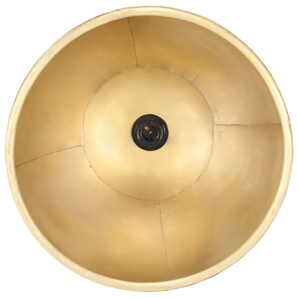 vidaXL Industriálna závesná lampa 25 W mosadzná 40 cm okrúhla E27