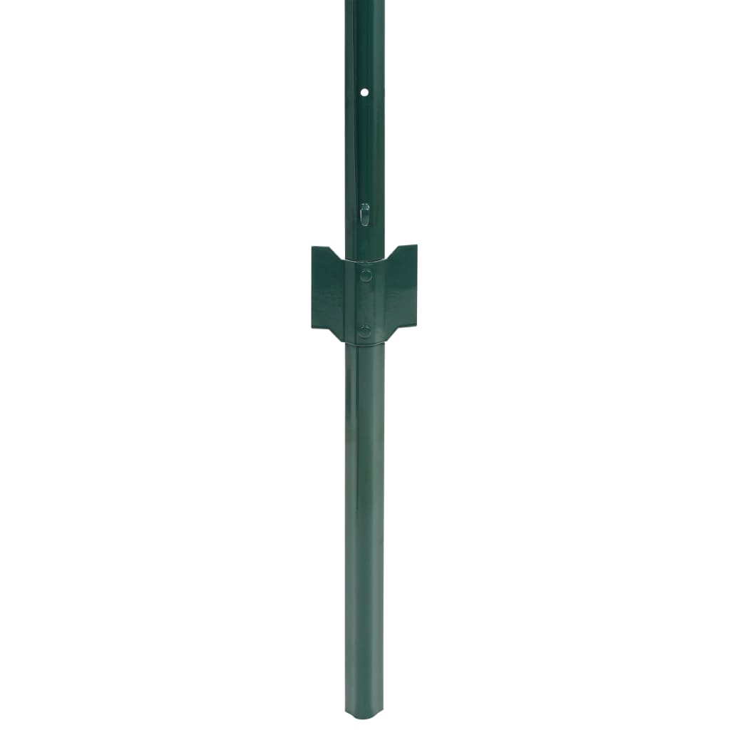 vidaXL Euro plot, oceľ 20x0,8 m, zelený