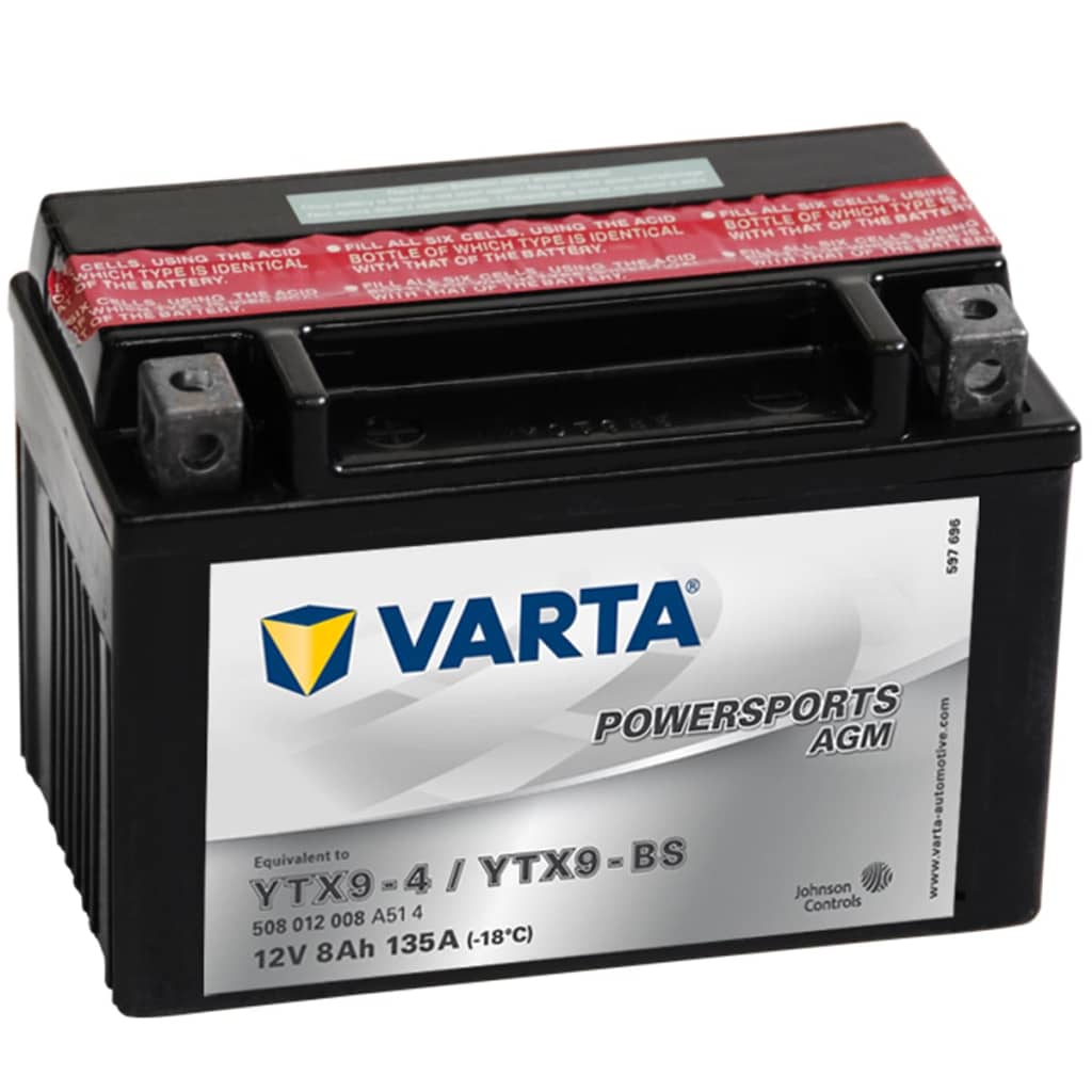 Varta Batéria do motocyklov Powersports AGM YTX9-4 / YTX9-BS