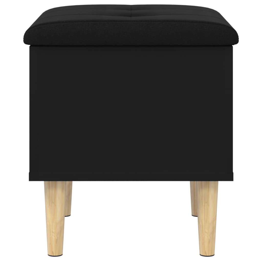 vidaXL Úložná lavička čierna 42x42x46 cm kompozitné drevo