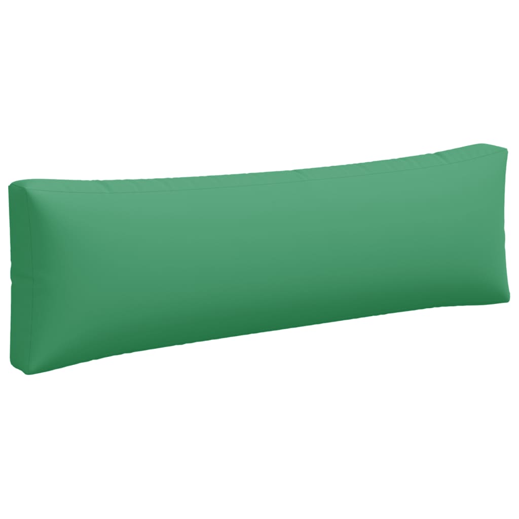 vidaXL Podložky na paletový nábytok 3 ks, zelené, látka