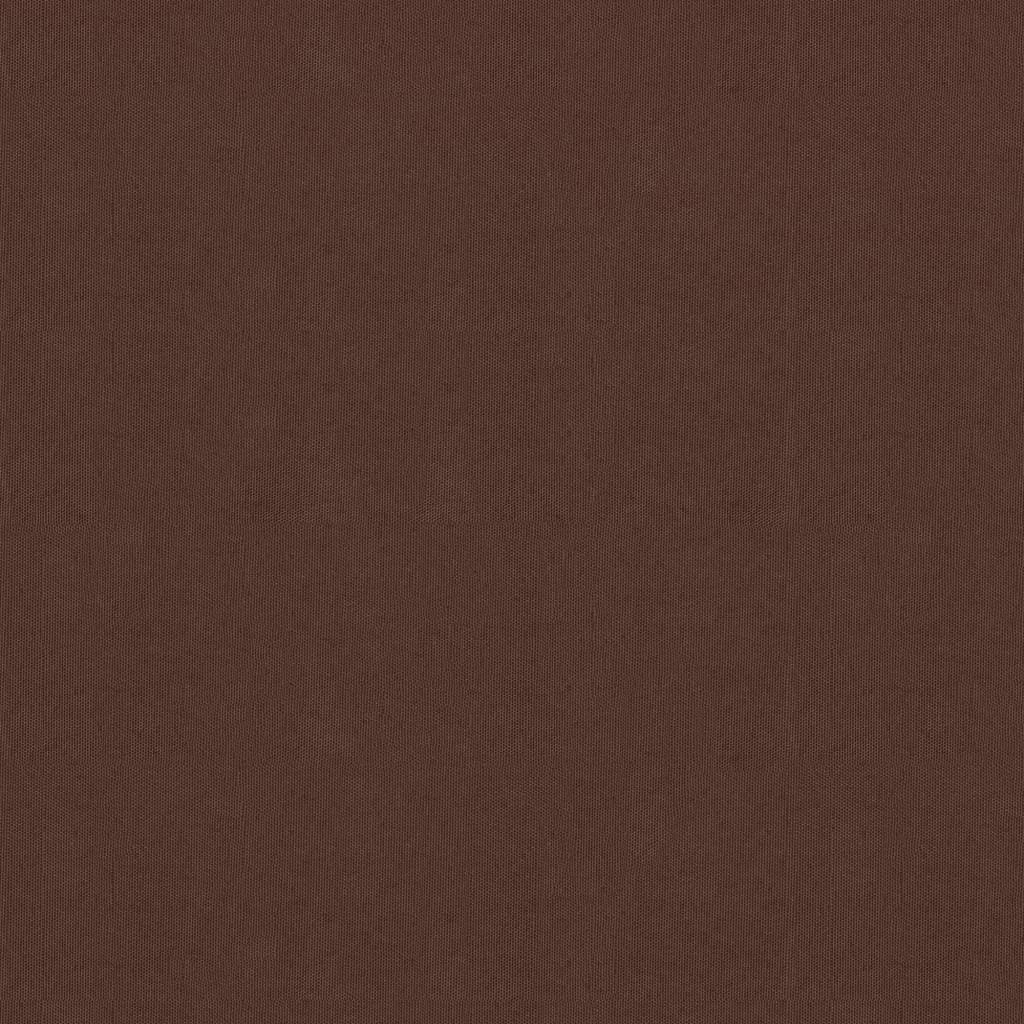 vidaXL Balkónová markíza, hnedá 75x500 cm, oxfordská látka