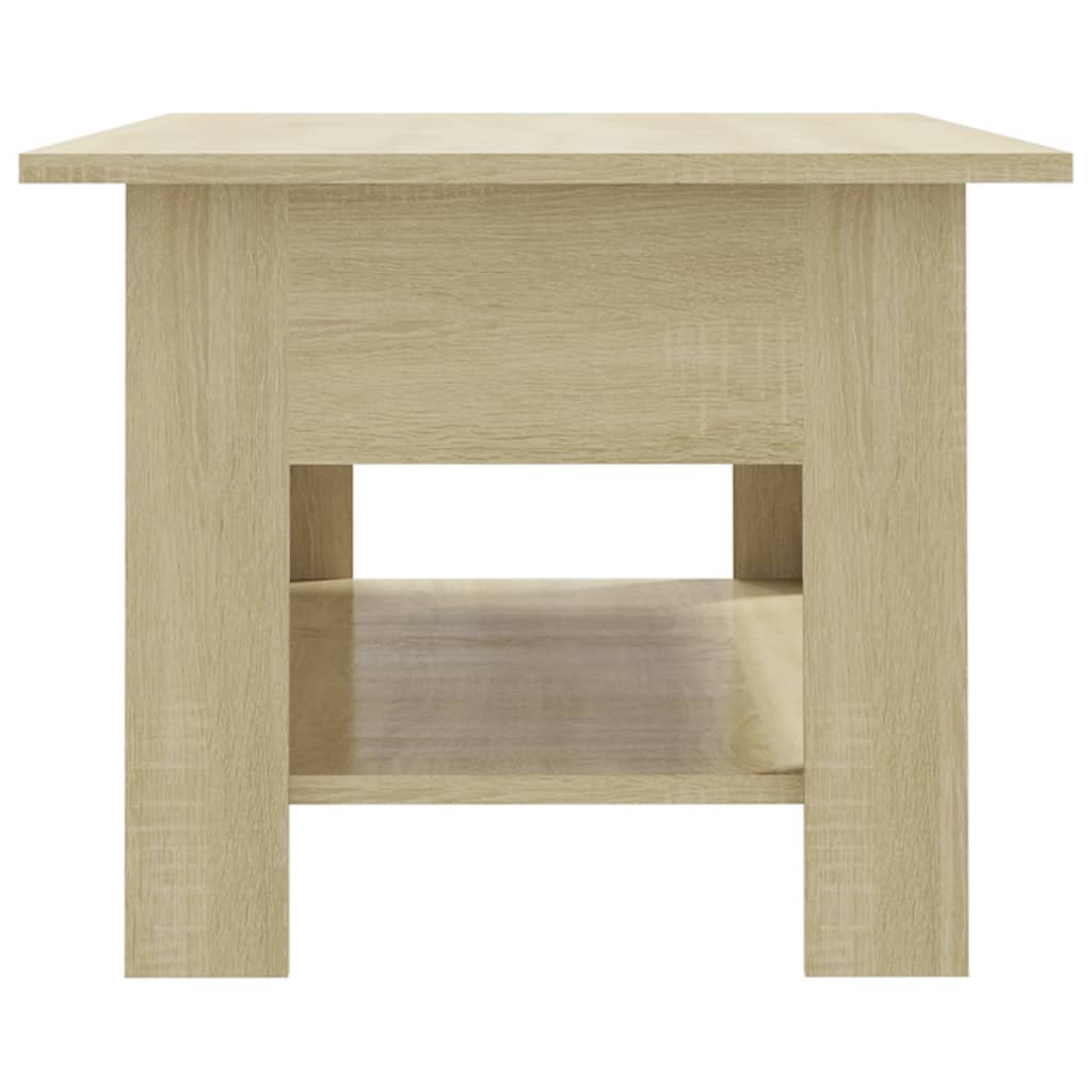 vidaXL Konferenčný stolík hnedý dub sonoma 102x55x42 cm drevotrieska