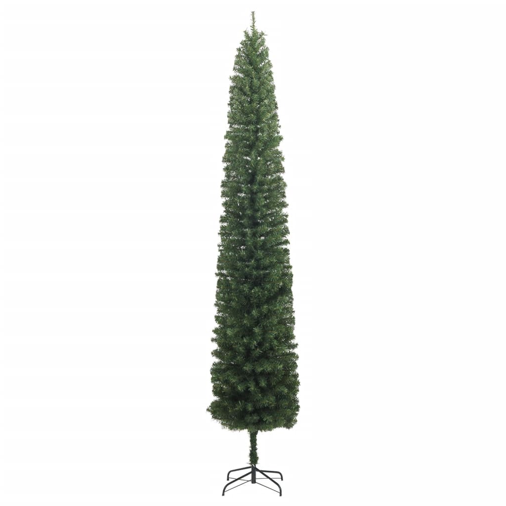 vidaXL Úzky vianočný stromček 300 LED 270 cm