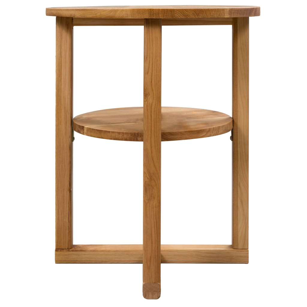 vidaXL Príručný stolík 40x50 cm, dubový masív