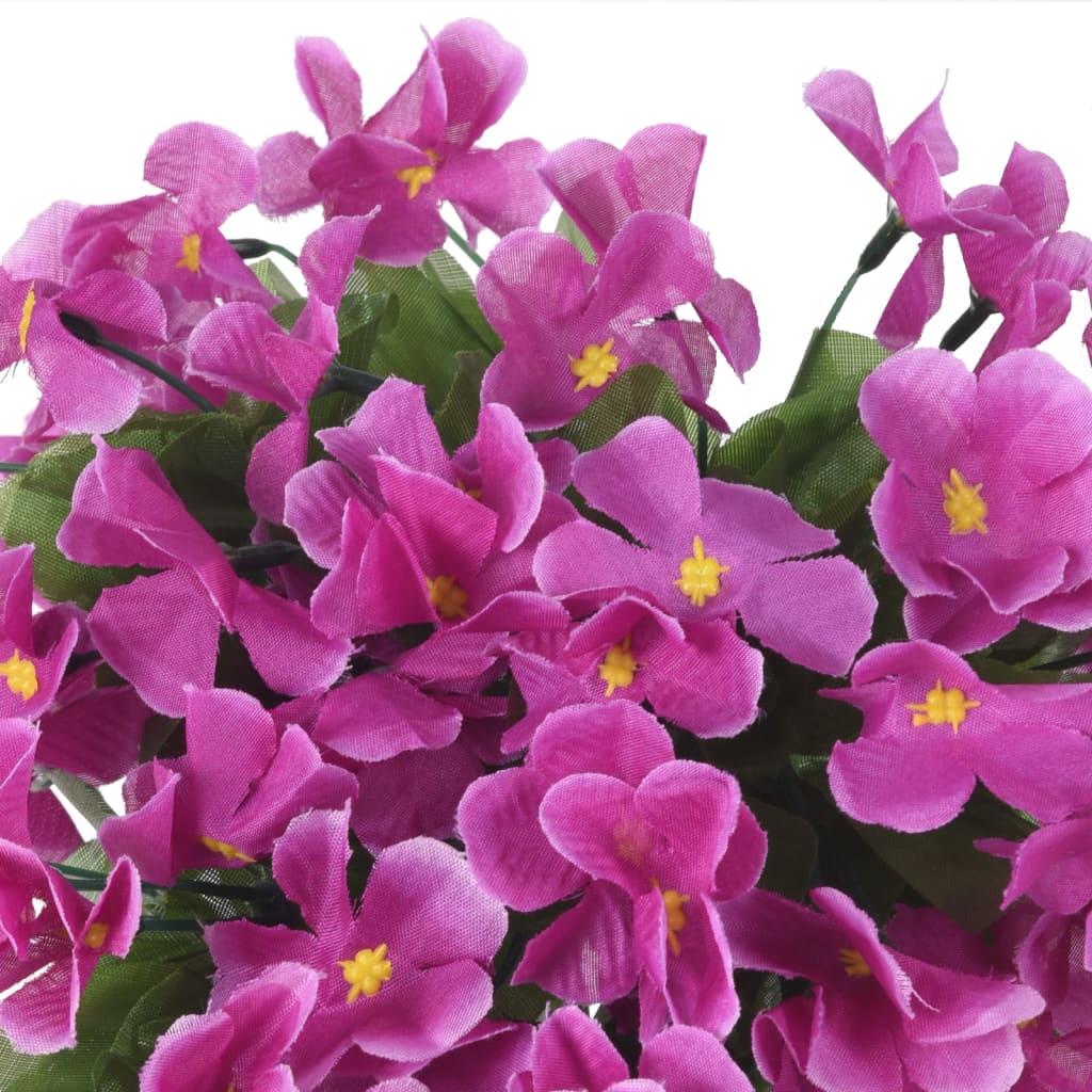 vidaXL Umelé kvetinové girlandy 3 ks svetlofialové 85 cm
