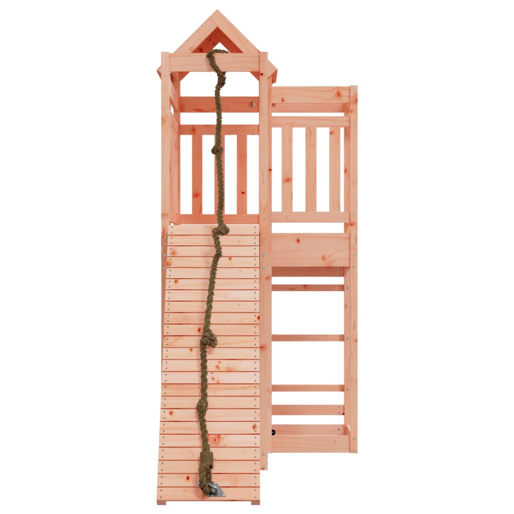 vidaXL Hrací domček s lezeckou stenou masívne drevo Douglas