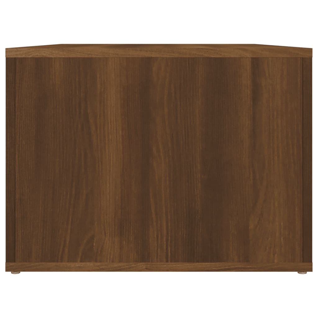 vidaXL Konferenčný stolík hnedý dub 80x50x36 cm spracované drevo
