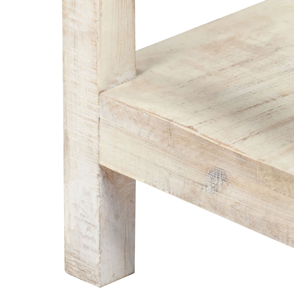 vidaXL Príručný stolík 120x35x75 cm masívne mangovníkové drevo