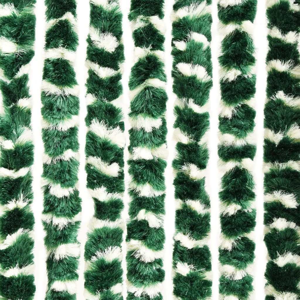 vidaXL Záves proti hmyzu zelený a biely 100x200 cm ženilka