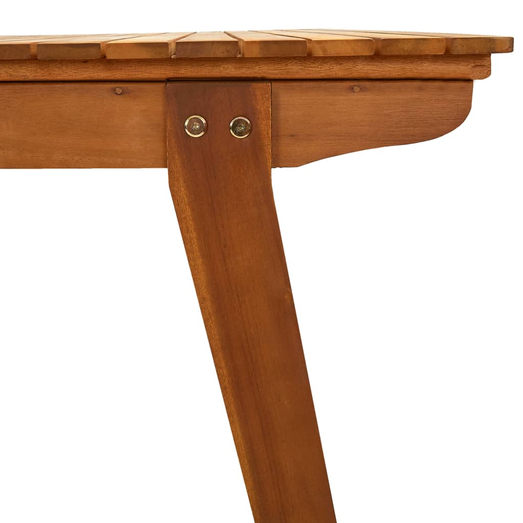 vidaXL Záhradný stôl 201,5x100x75 cm akáciový masív